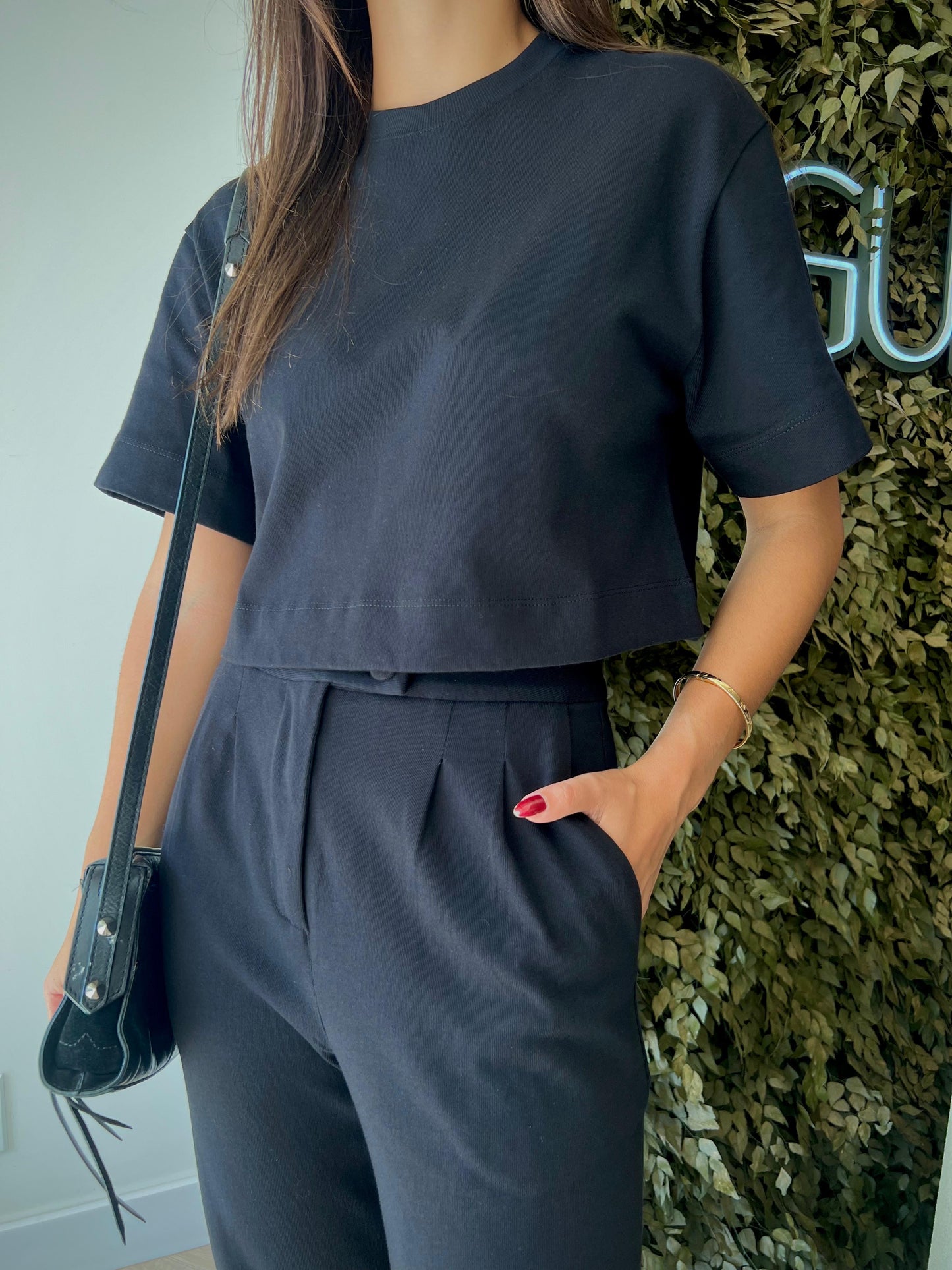 T-shirt Cropped - cores