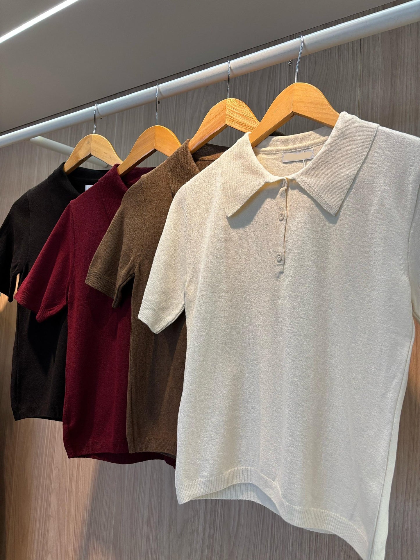 T-shirt Polo Modal - cores