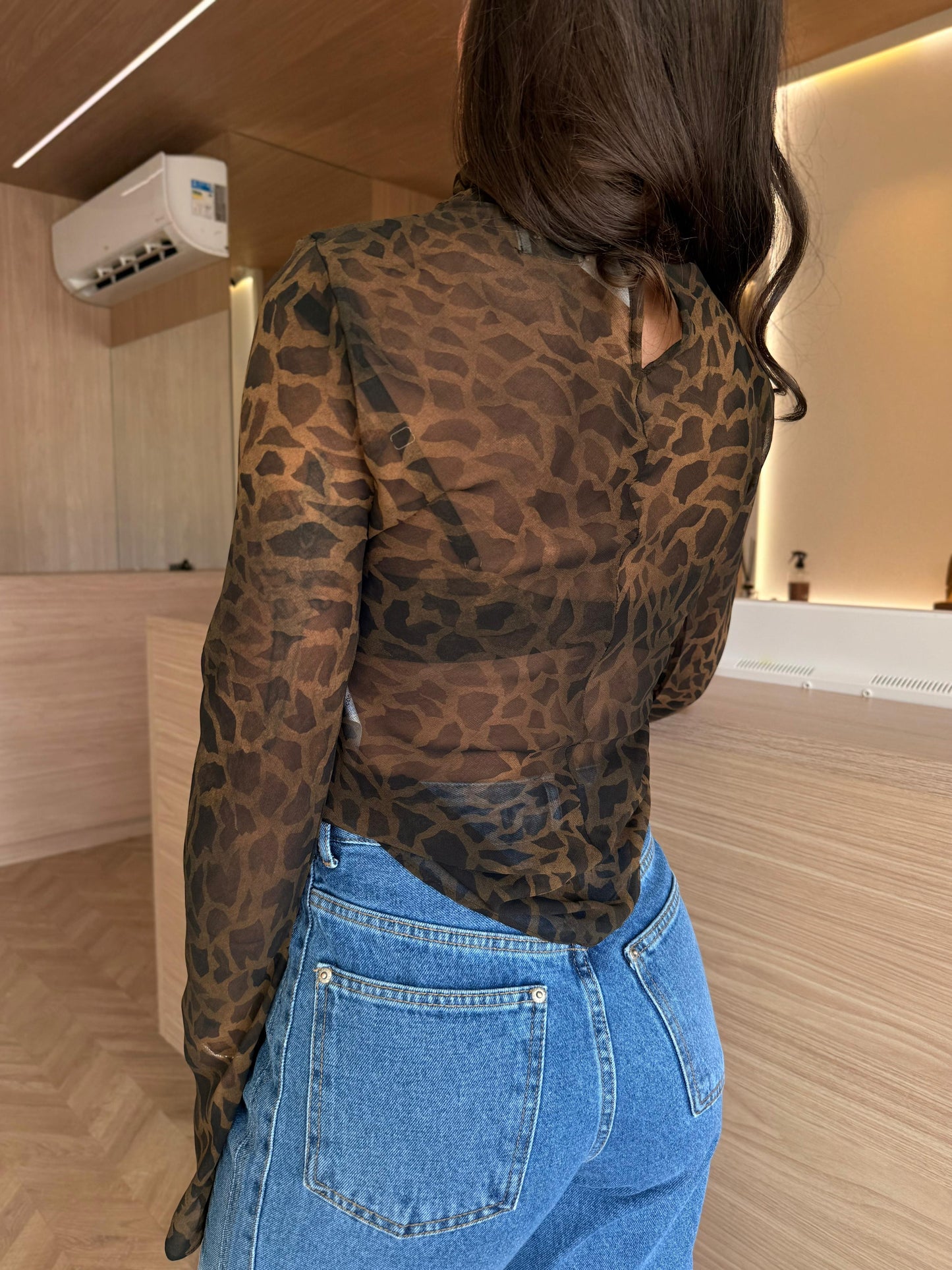 Blusa Tule Estampada - cores