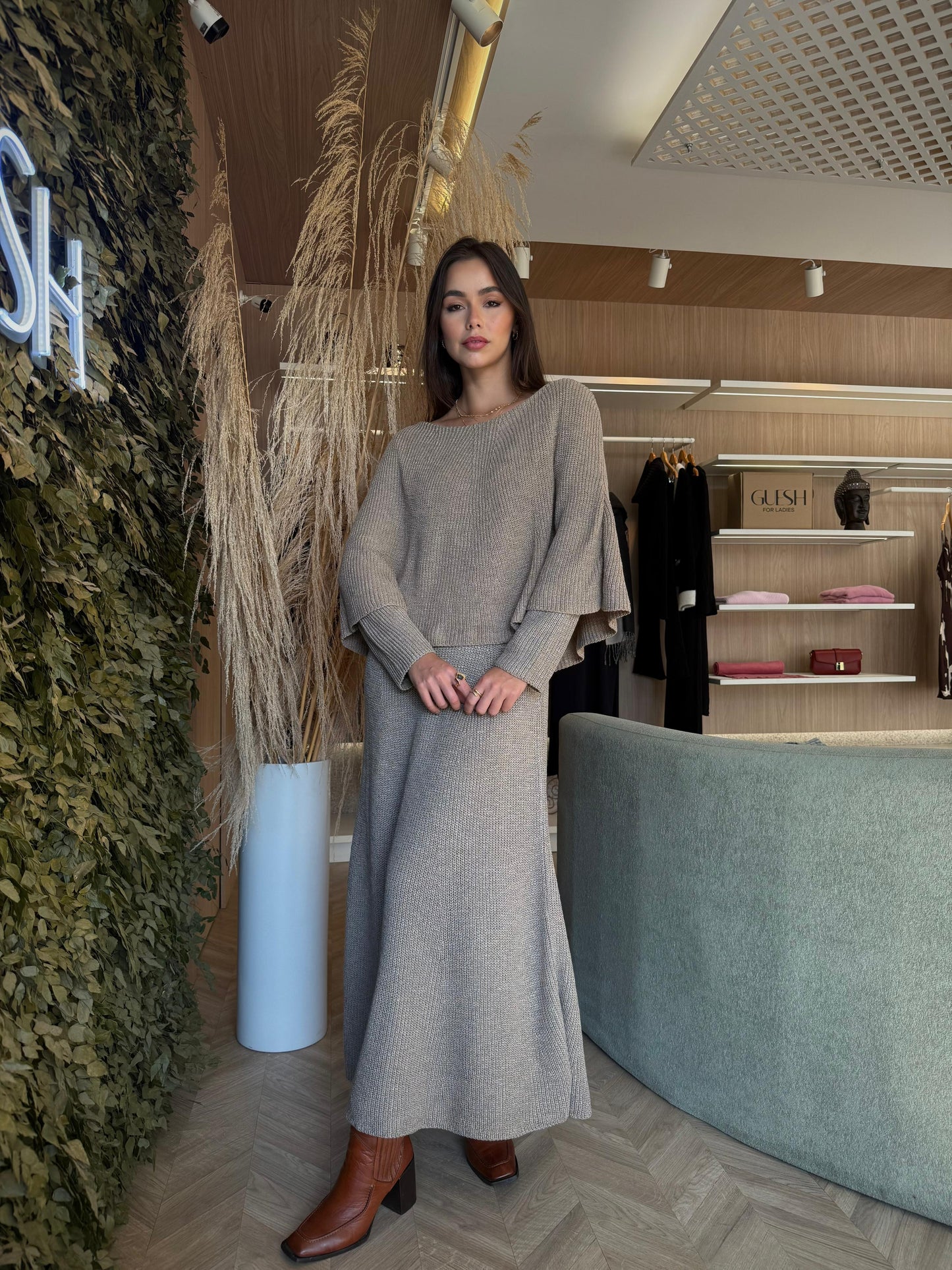 Vestido Tricô Amplo Milla - cores