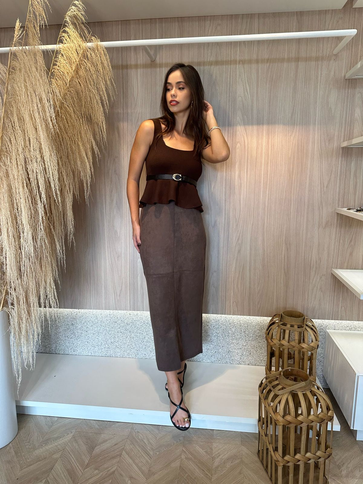 Saia Suede Lisa - cores