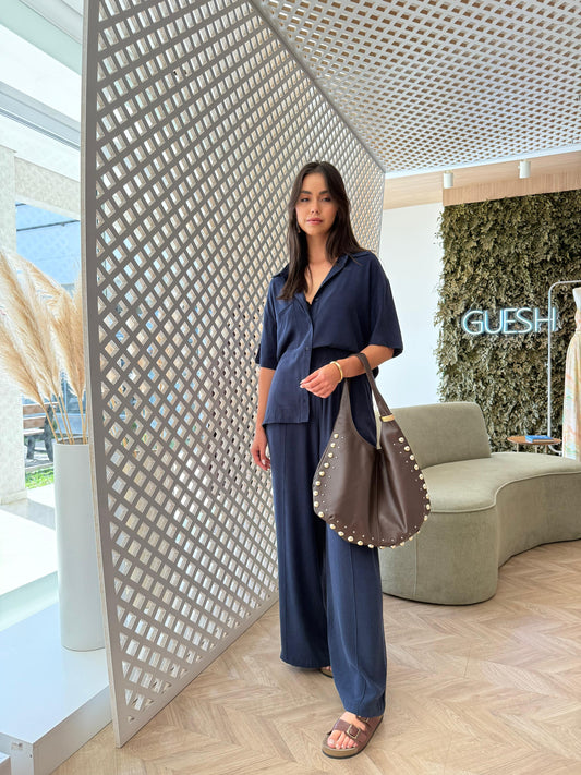 Conjunto Azul Marinho Marrocos