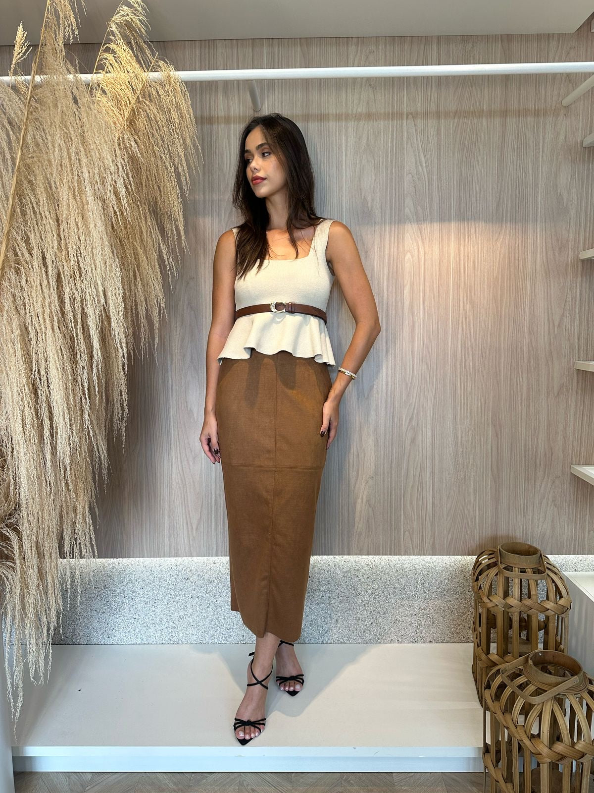 Saia Suede Lisa - cores