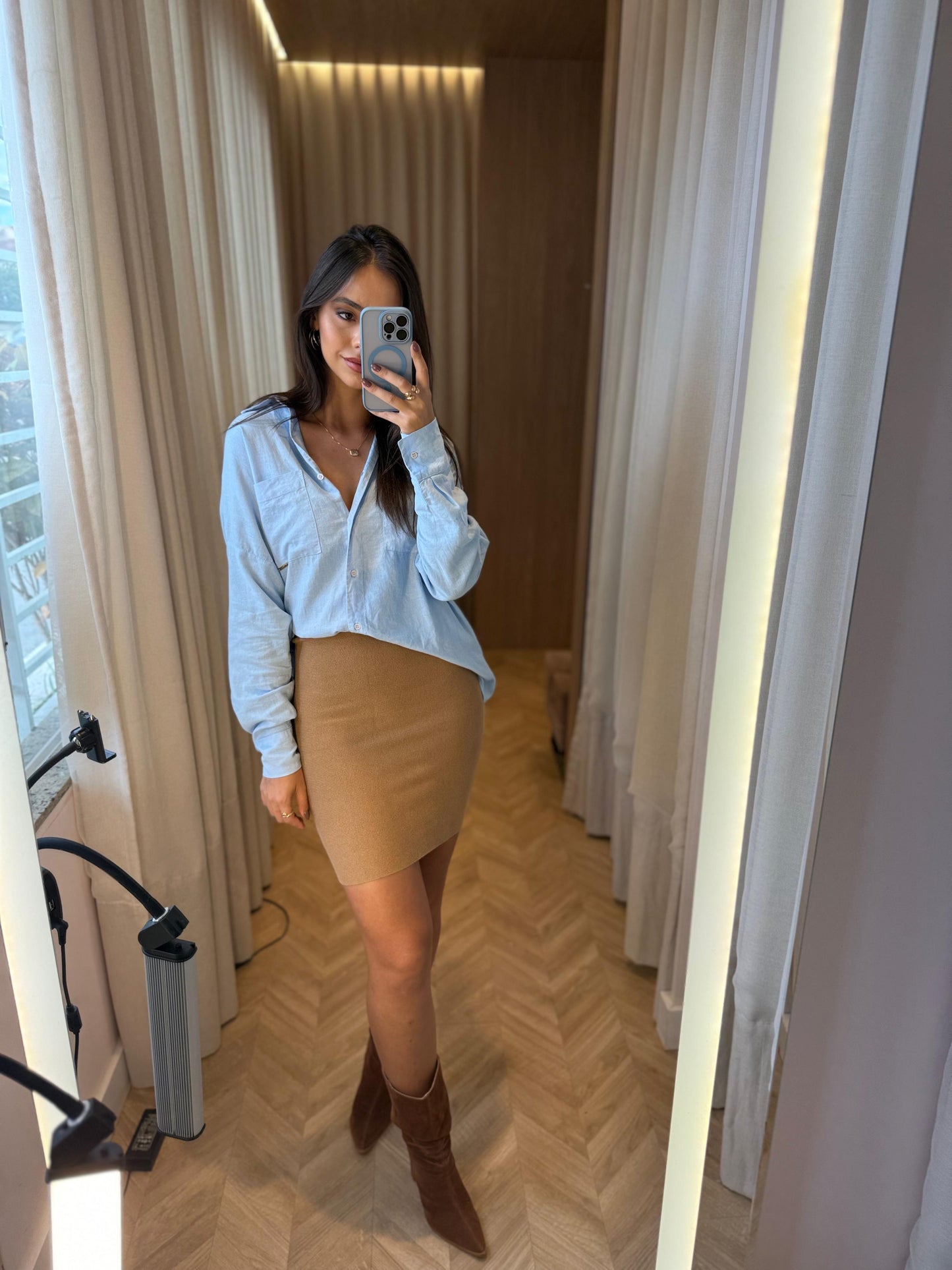 Saia Tricô Curta Silvia - cores