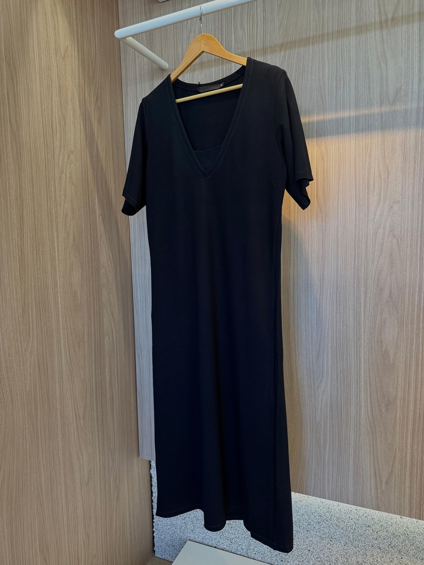 Vestido em Moletinho c/top Escuro
