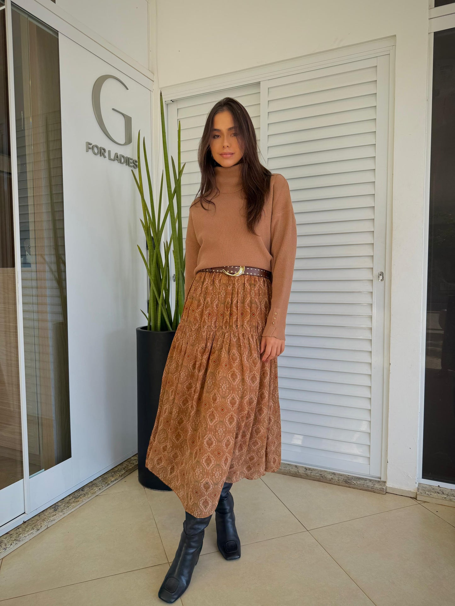 Vestido Estampado Mel