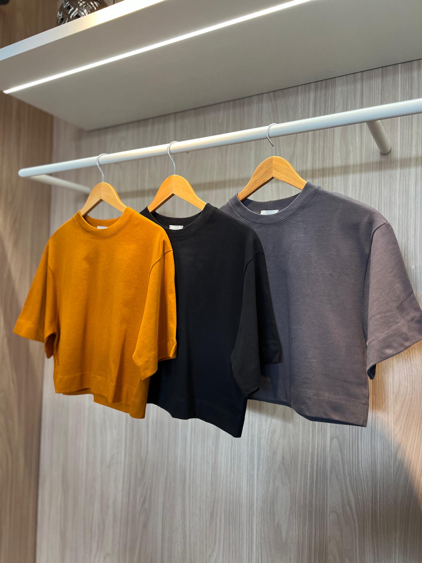 T-shirt Cropped - cores