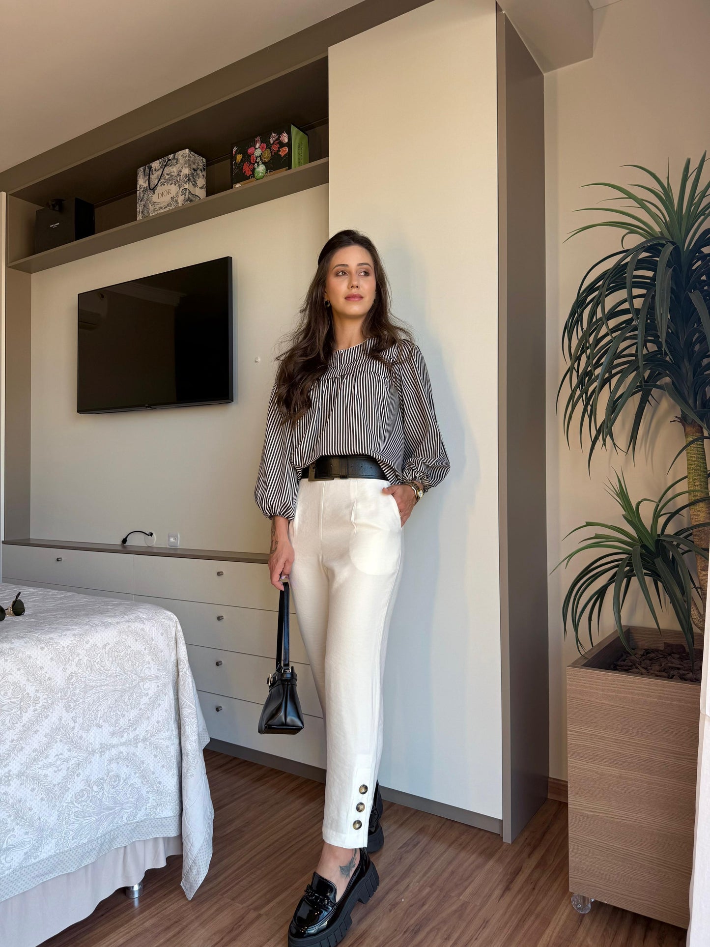 Calça Melbourne c/botões - Cores