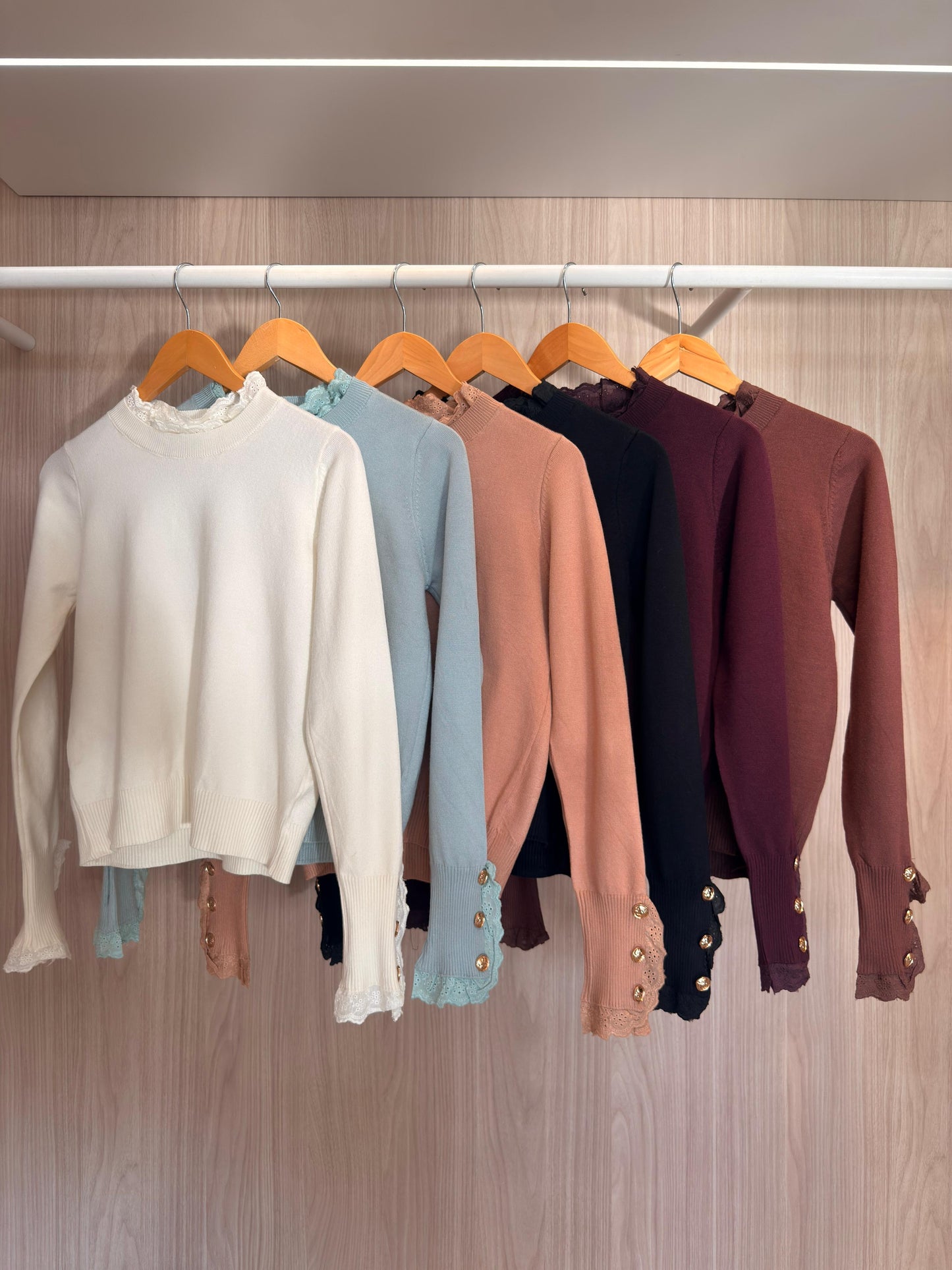 Blusa modal c/renda - cores