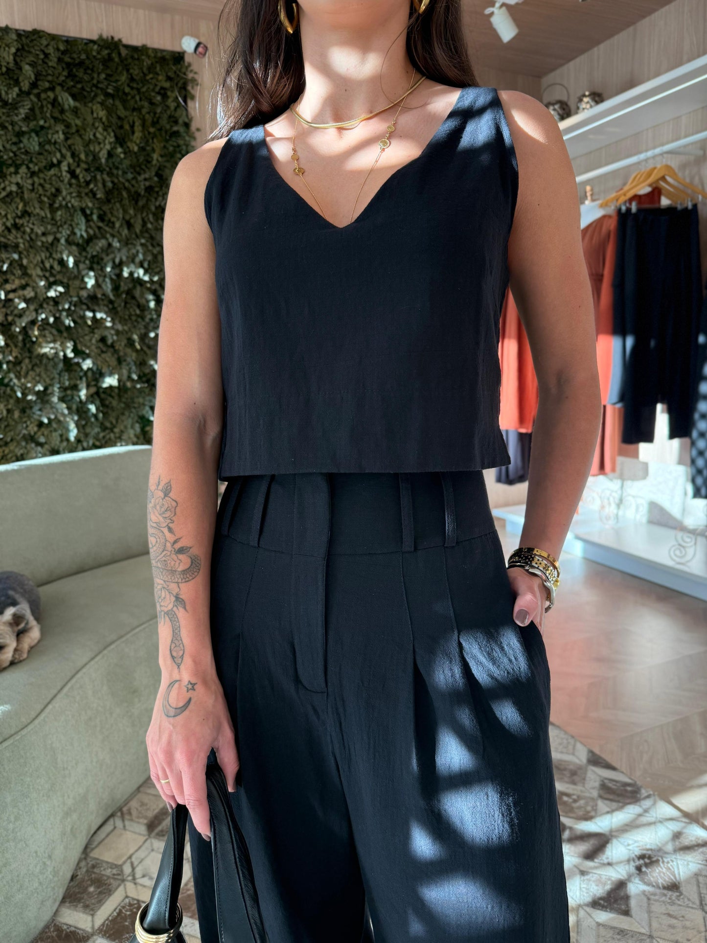 Cropped Sonata - cores