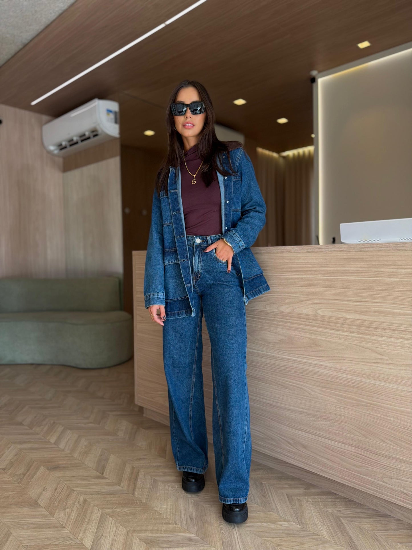 Parka Jeans Estonada Outono