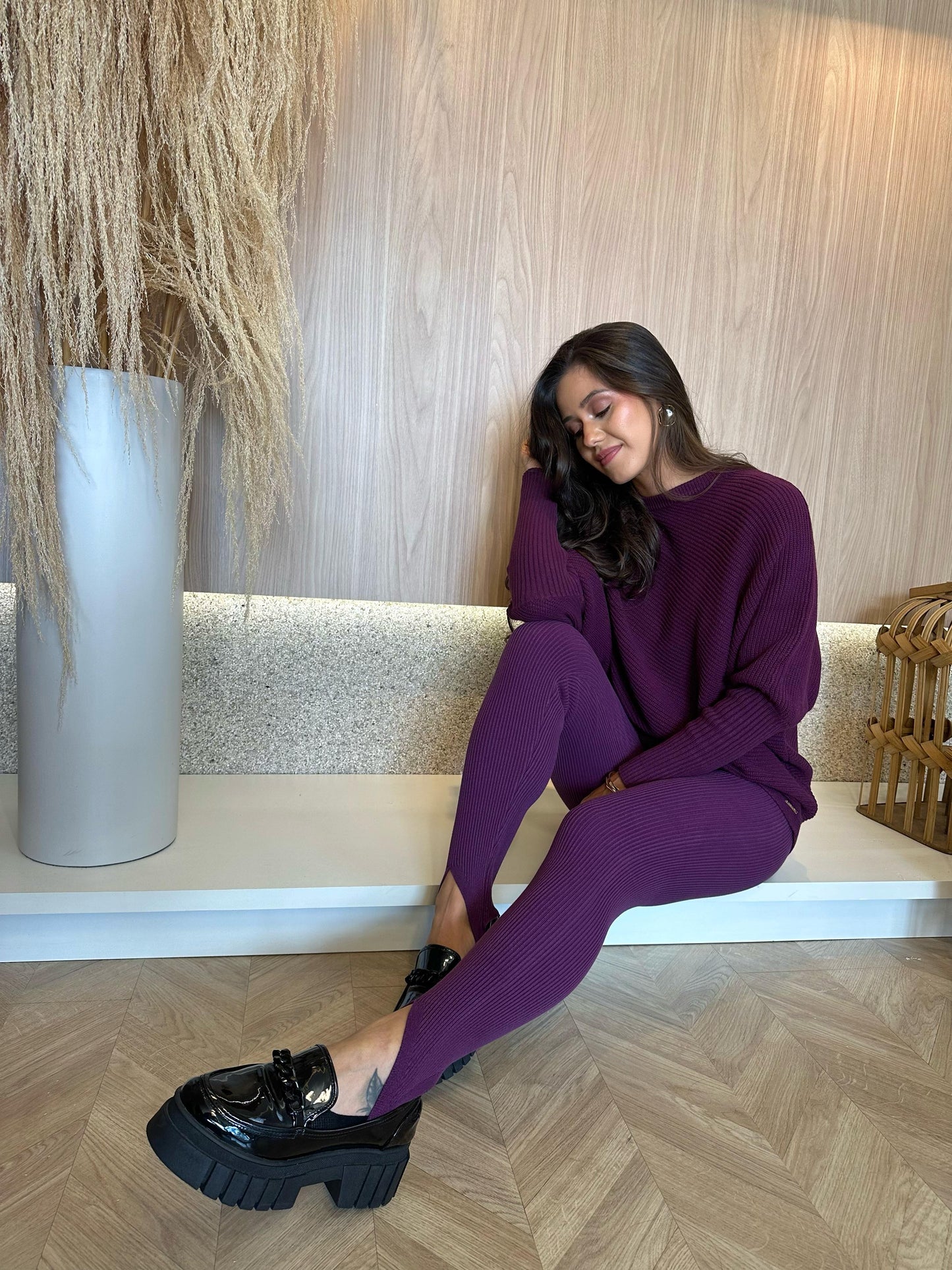 Calça Legging Tricô Ambicione - cores