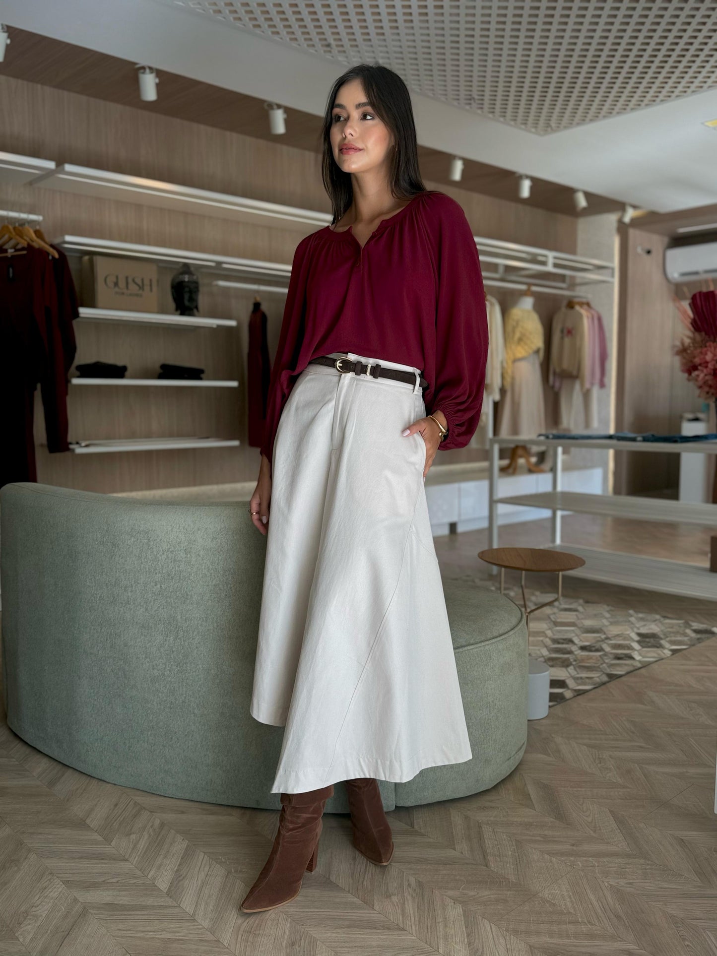 Saia Evasê Ohio - cores