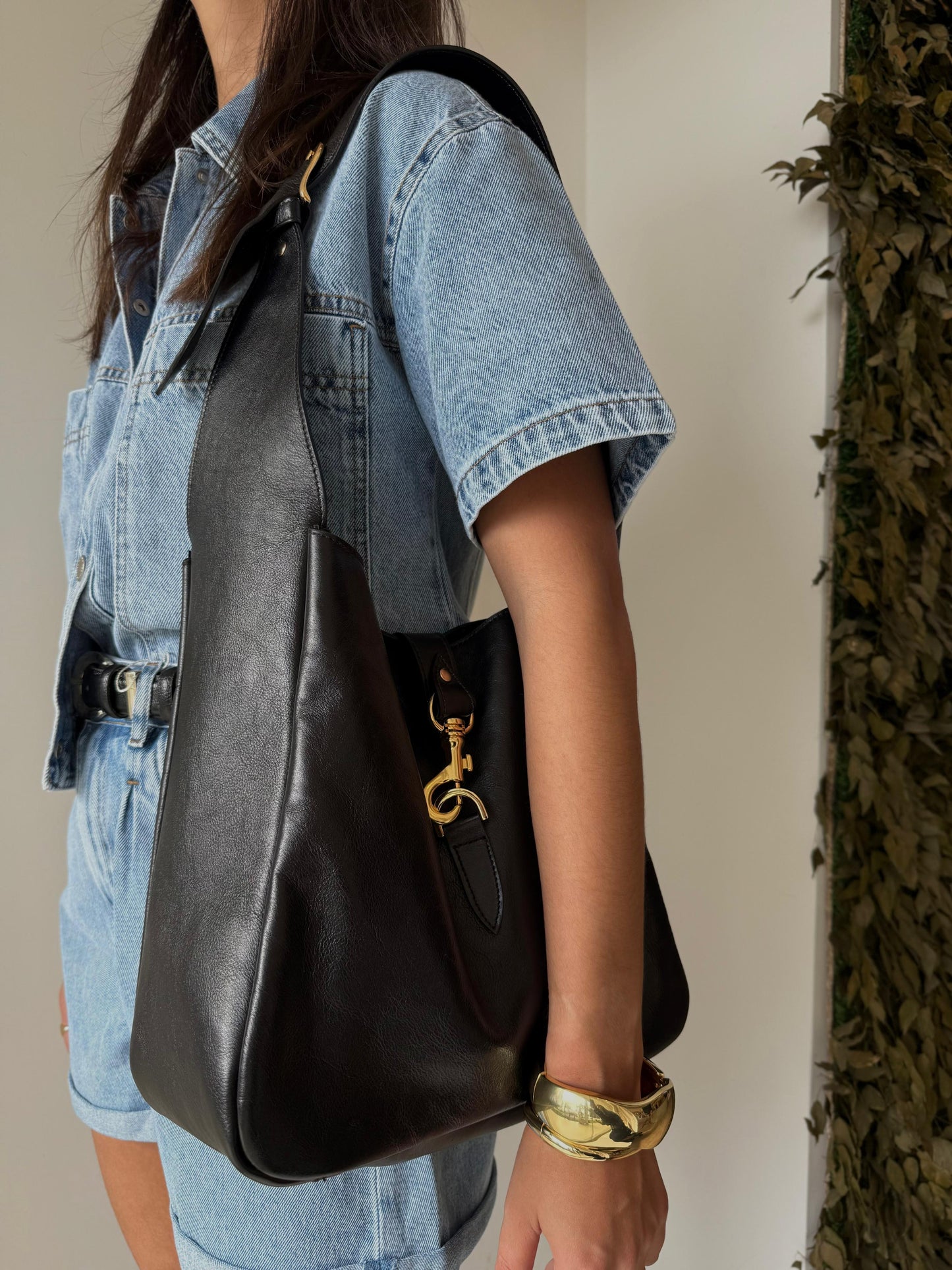 Bolsa Saco Boho Fecho Europeu