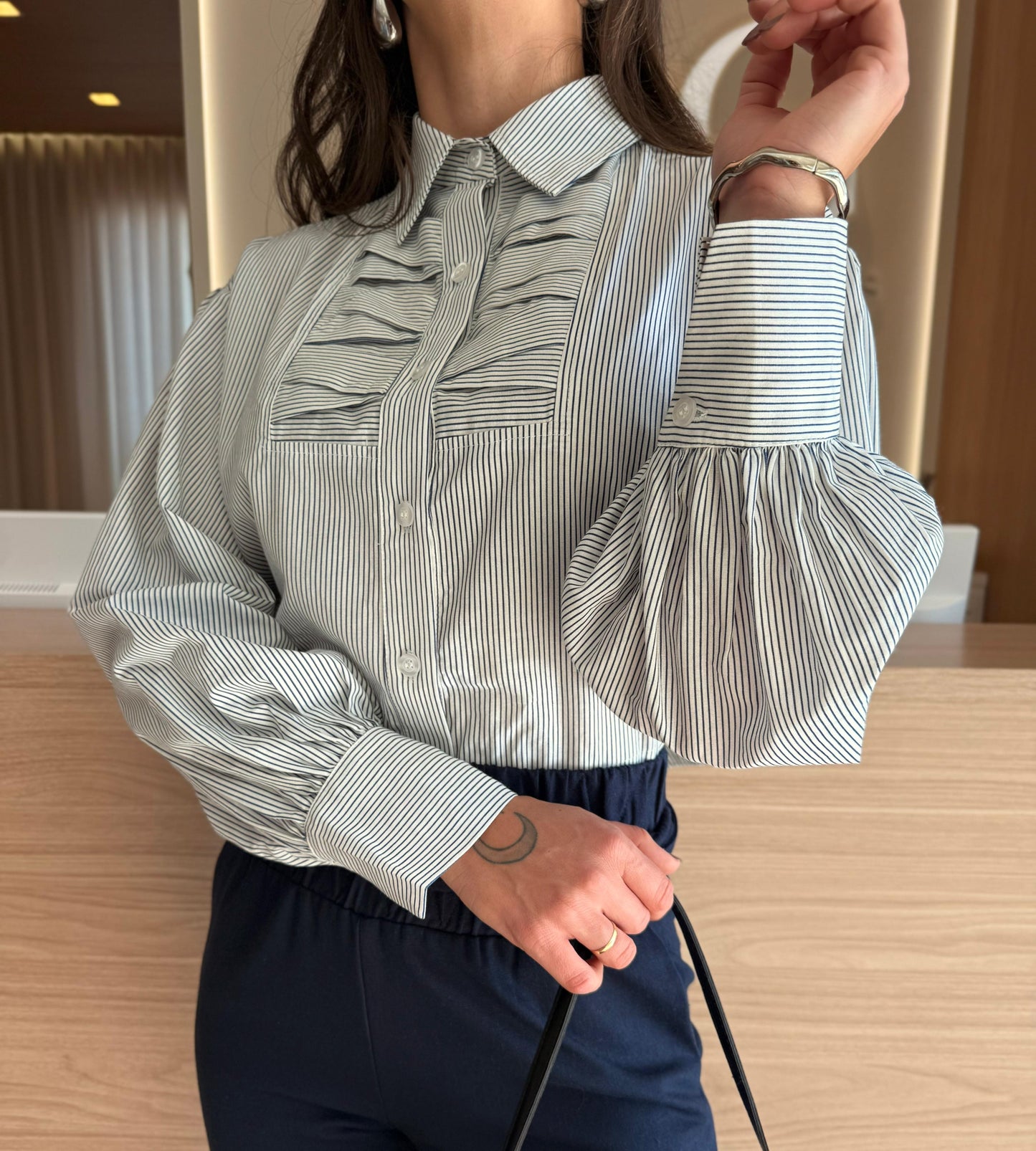 Camisa Listrada Bella