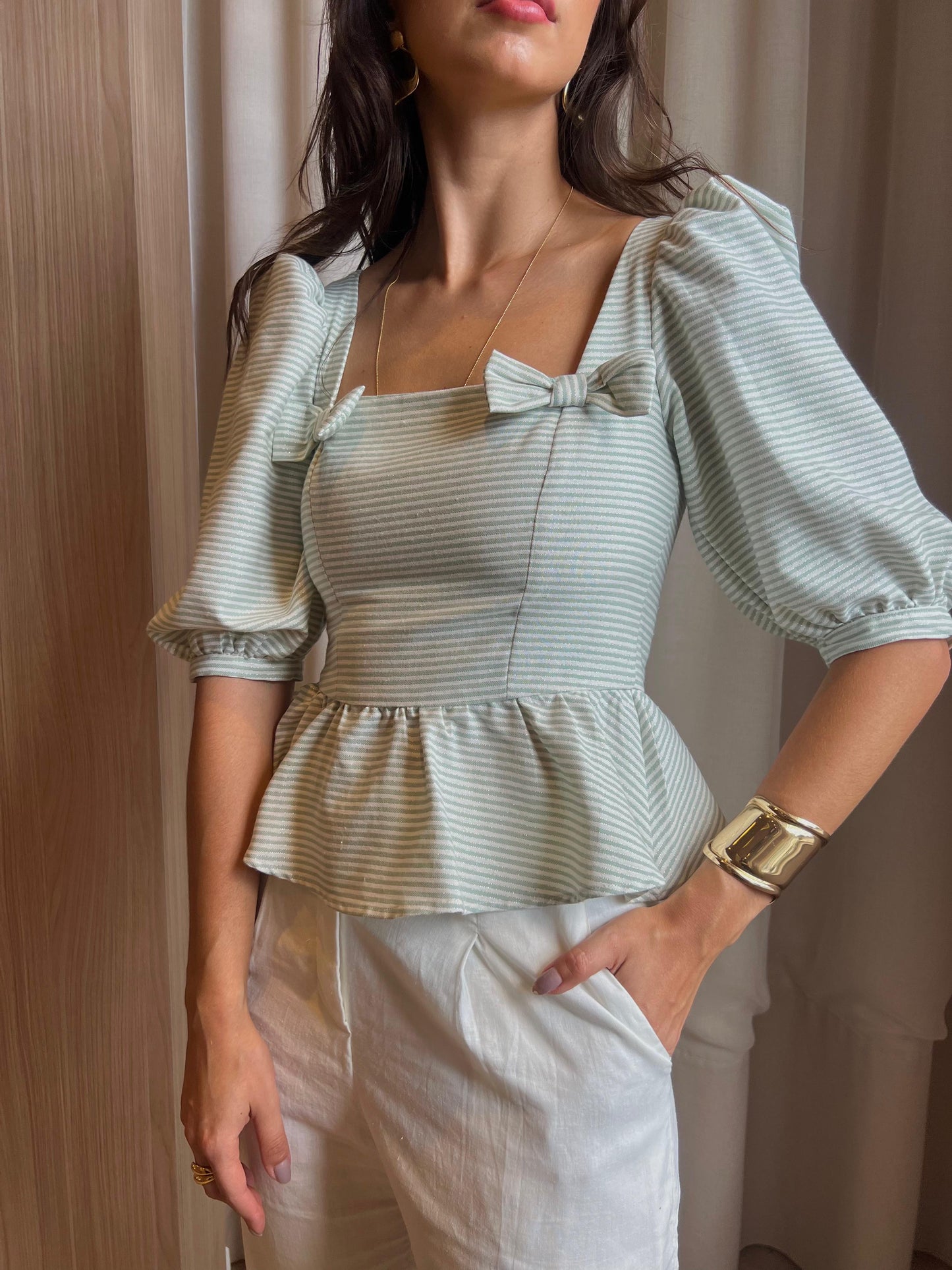 Blusa Cordel Listrada - cores