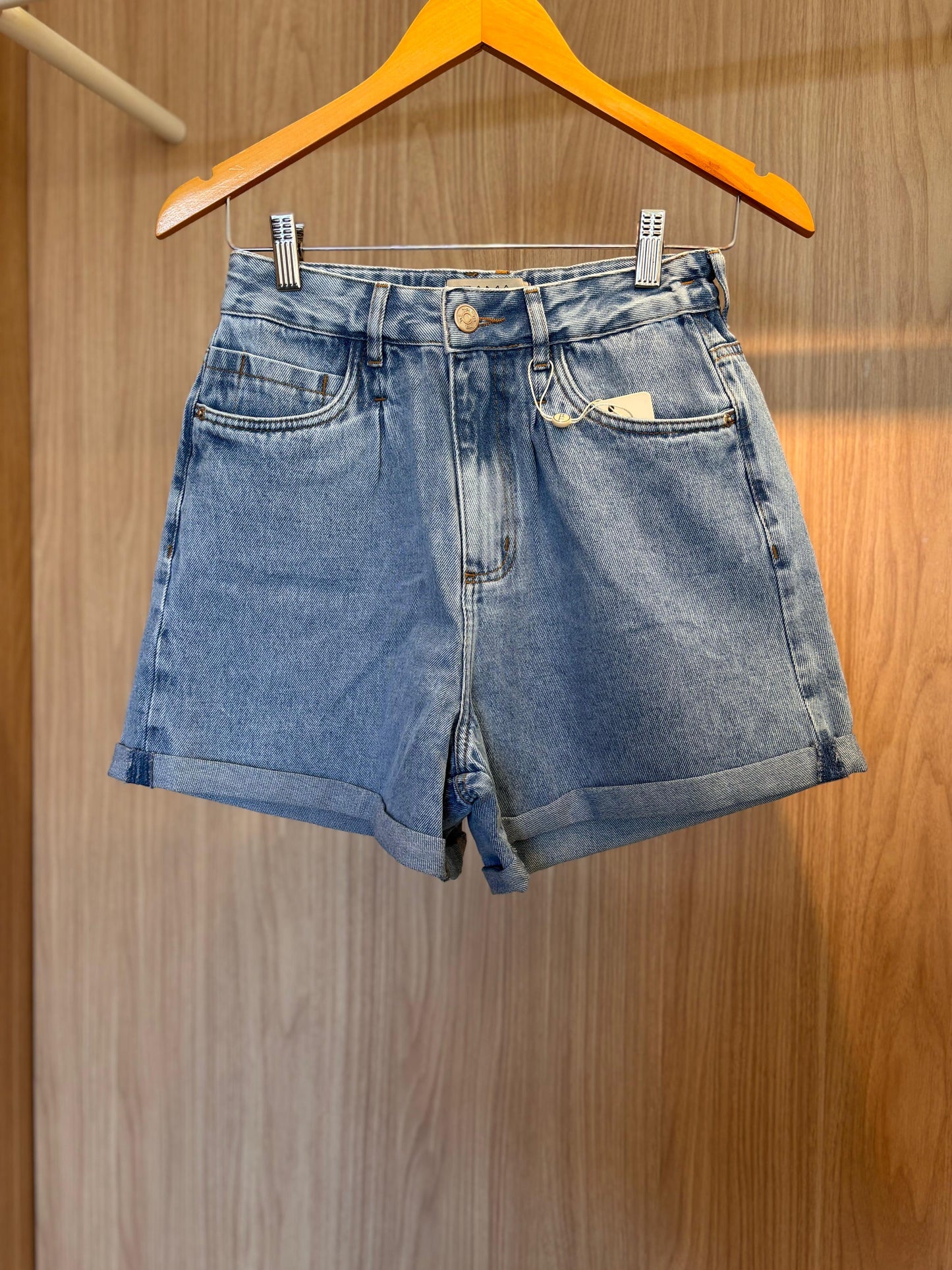Shorts Alto Jeans