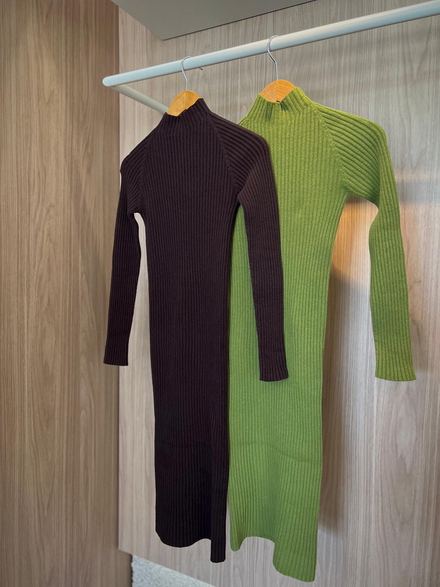 Vestido Tricô Canelado Silvia - cores