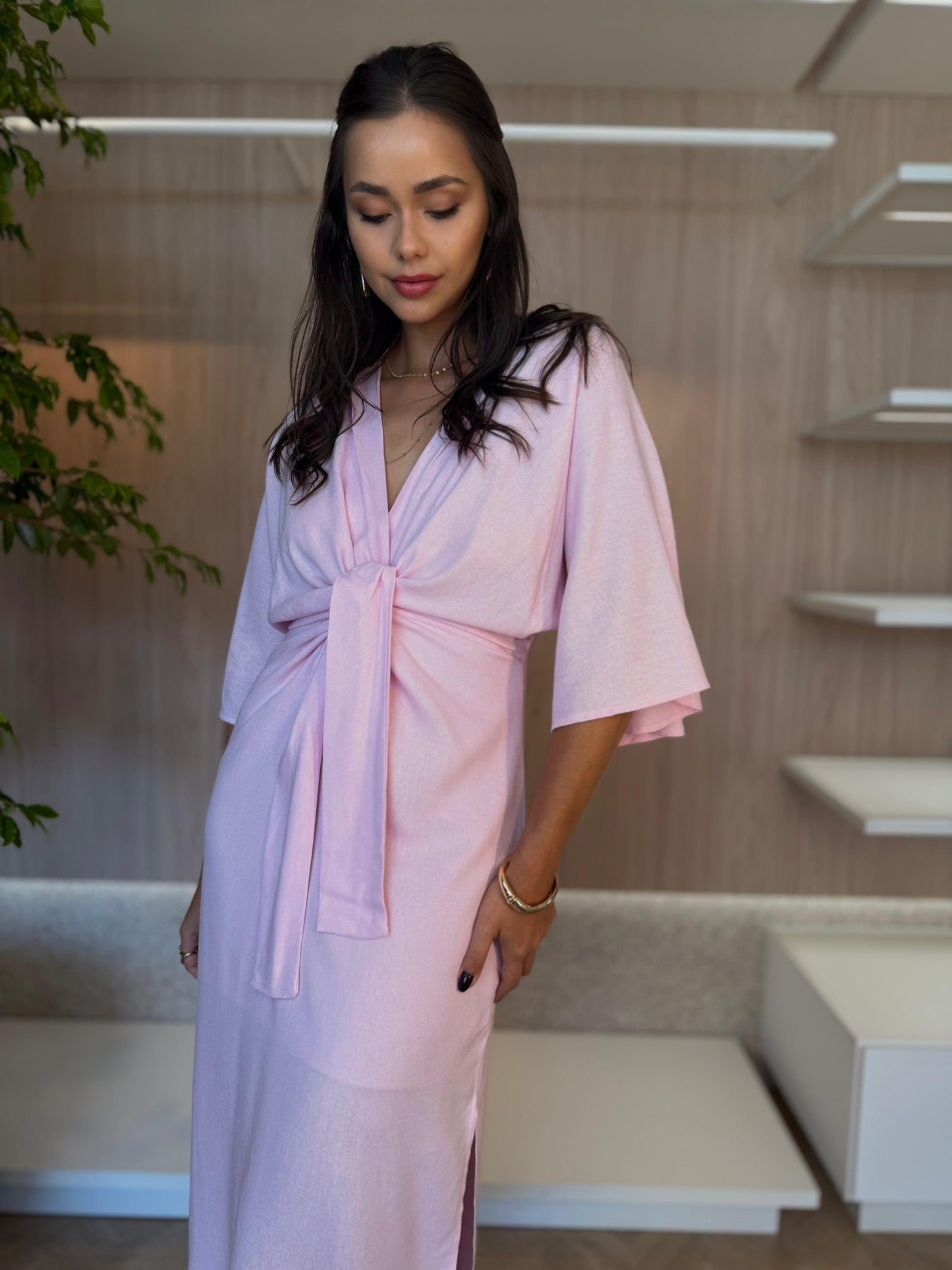 Vestido Kimono Longo Albânia - cores