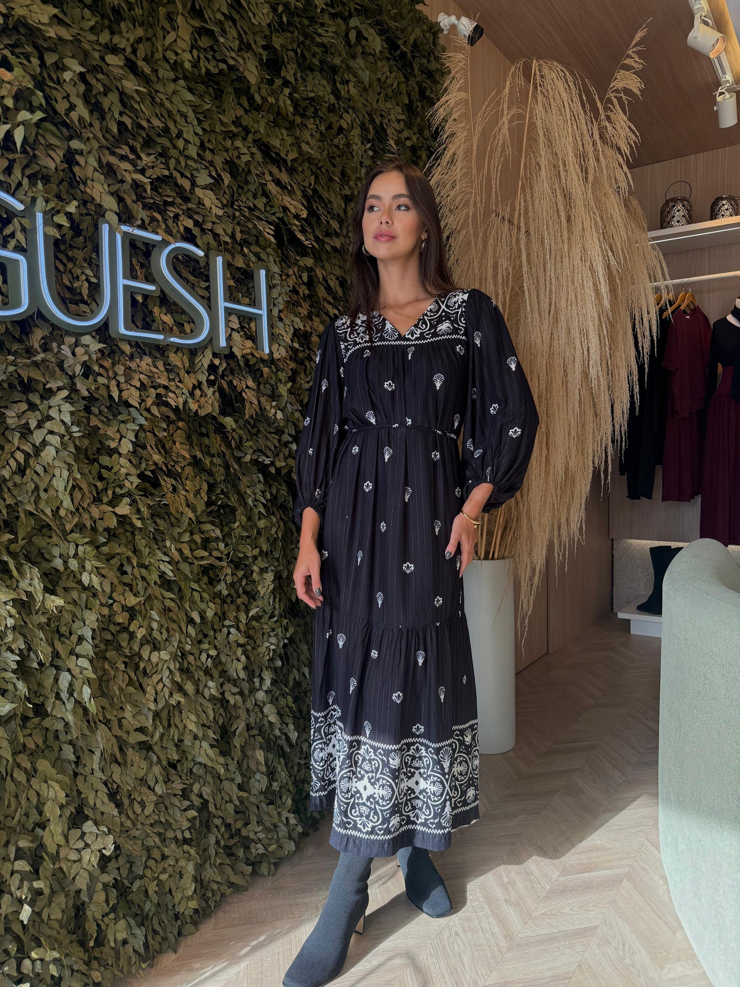 Vestido Bordado Celina - cores