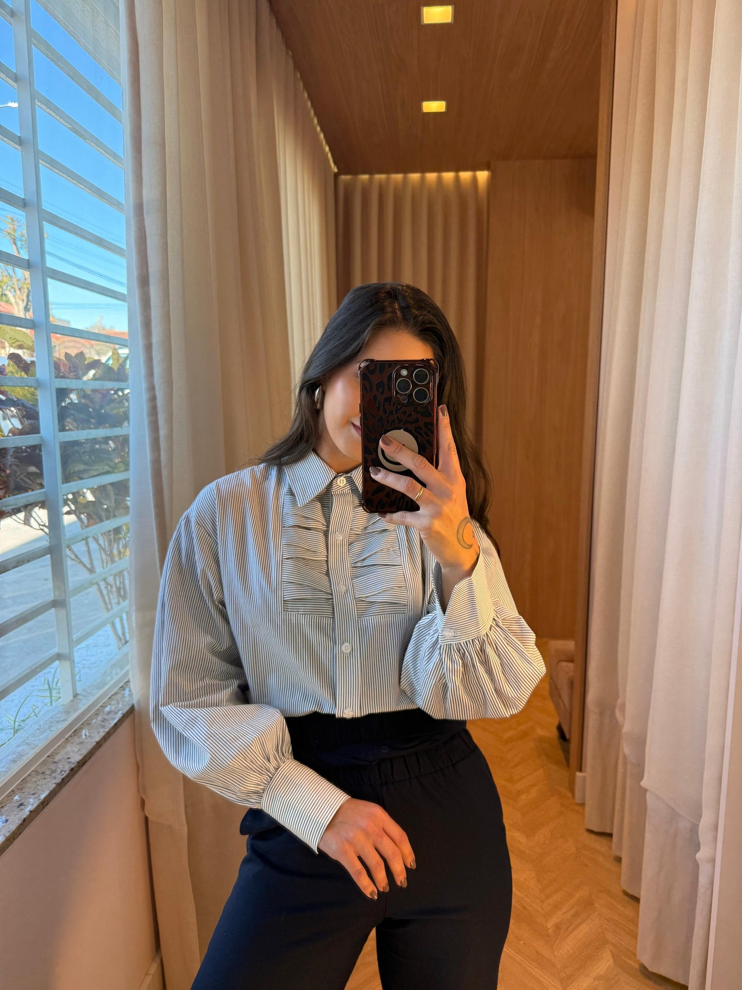 Camisa Listrada Bella