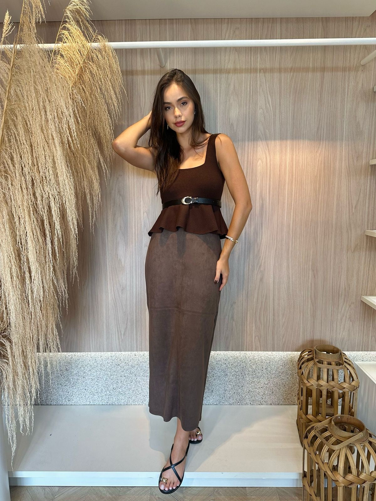 Saia Suede Lisa - cores