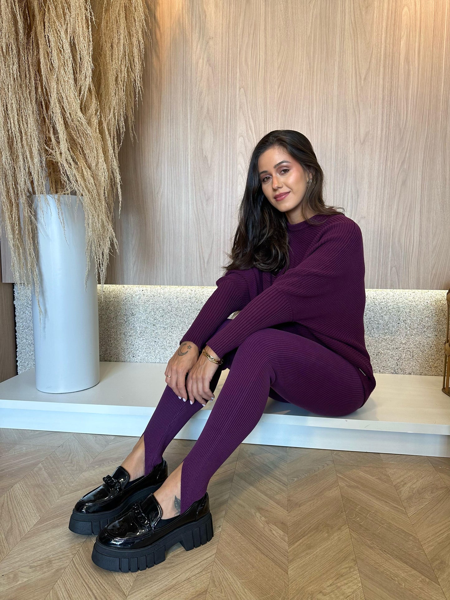 Calça Legging Tricô Ambicione - cores