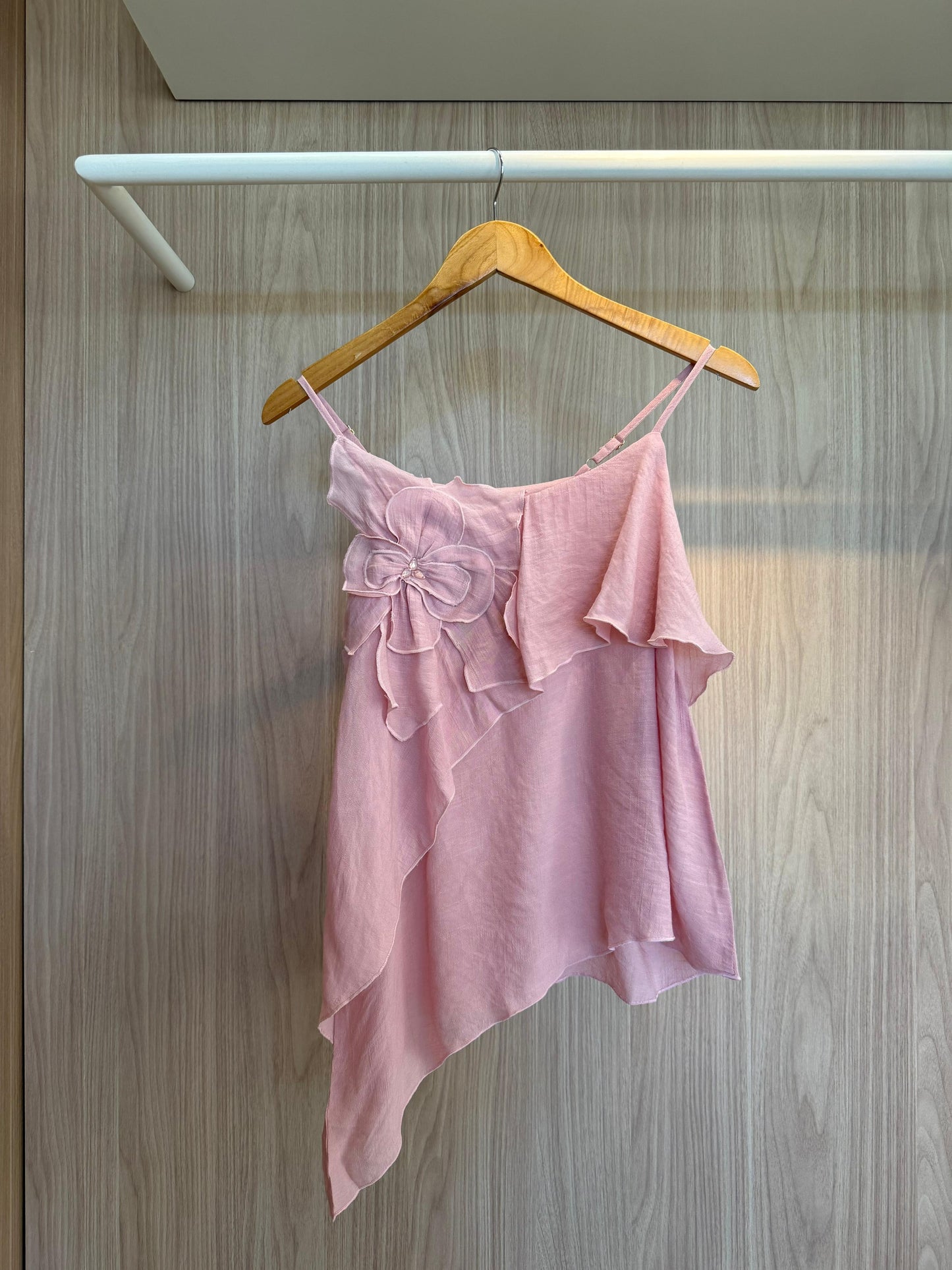 Blusa c/flor Jasmin Rosa