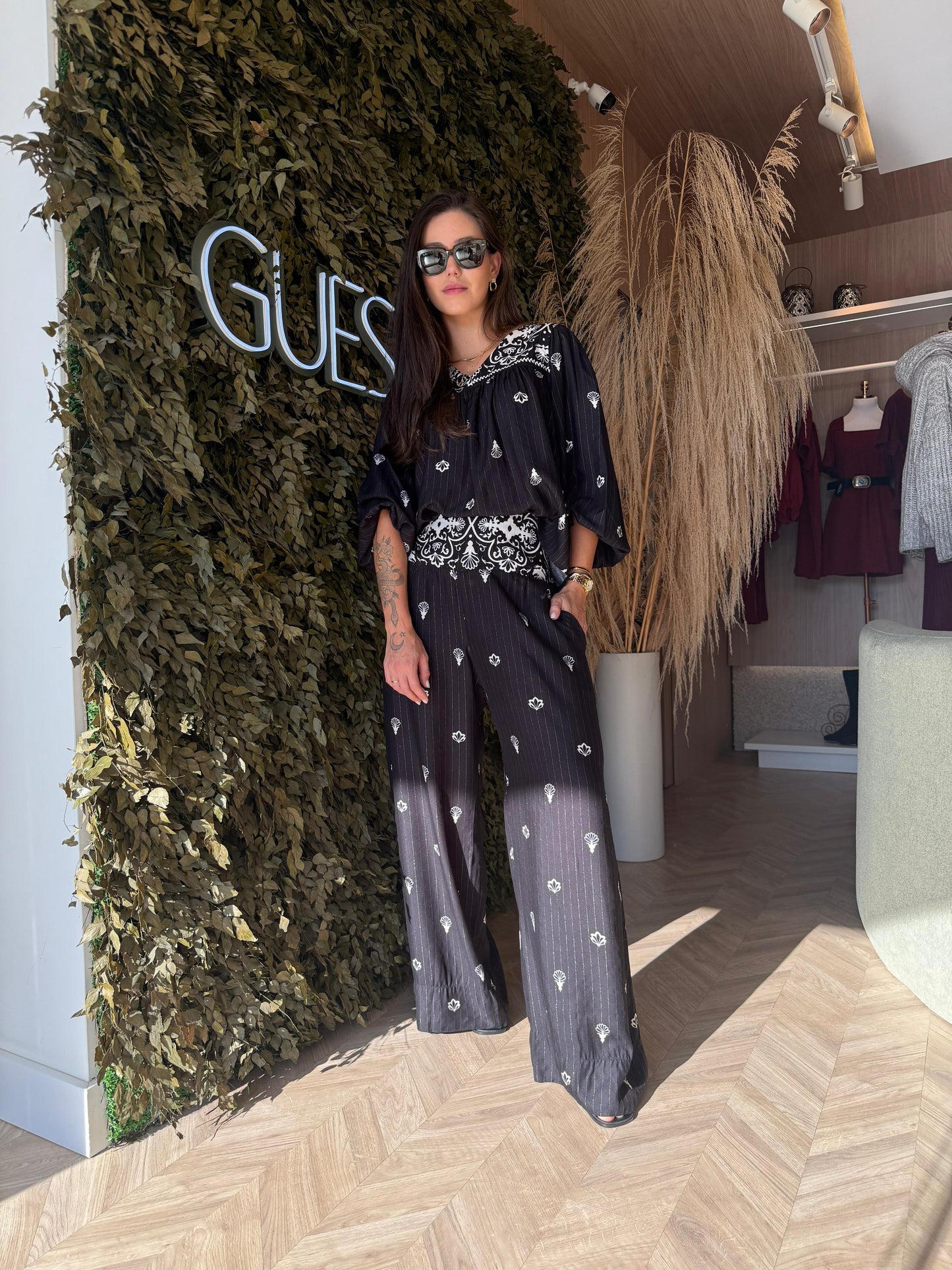 Bata Bordada Celina - cores