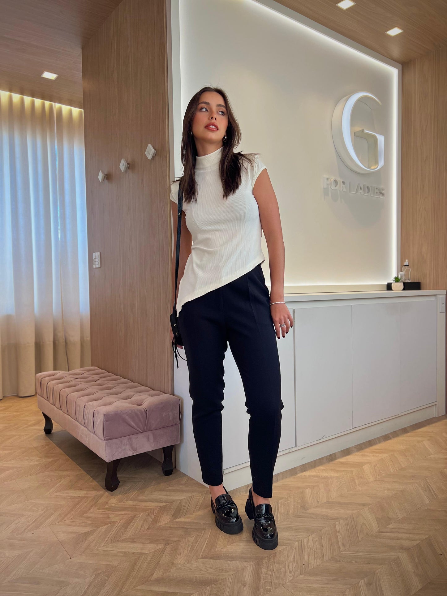 Regata Canelada Assimétrica - cores