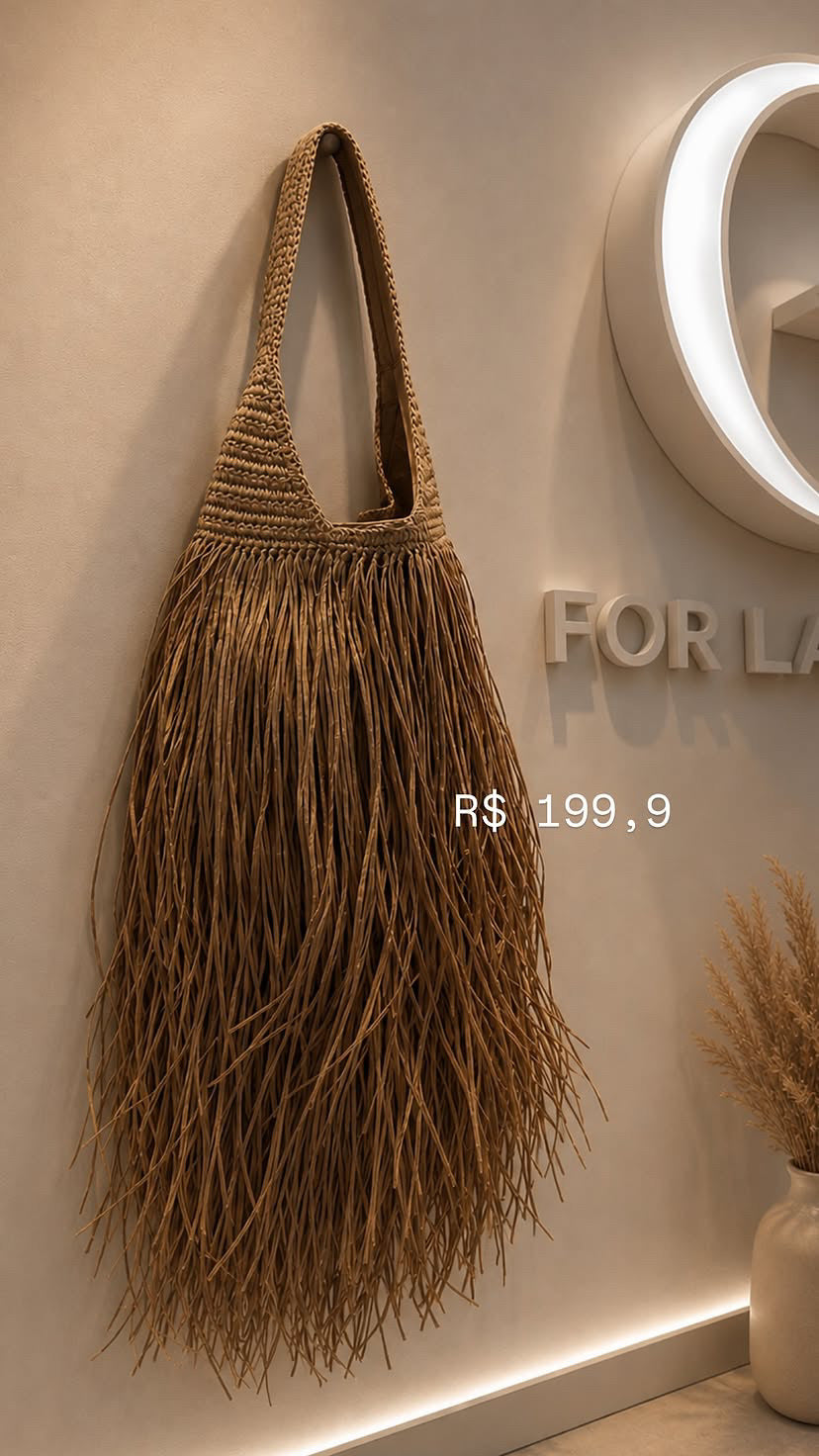 Bolsa Palha Franjas