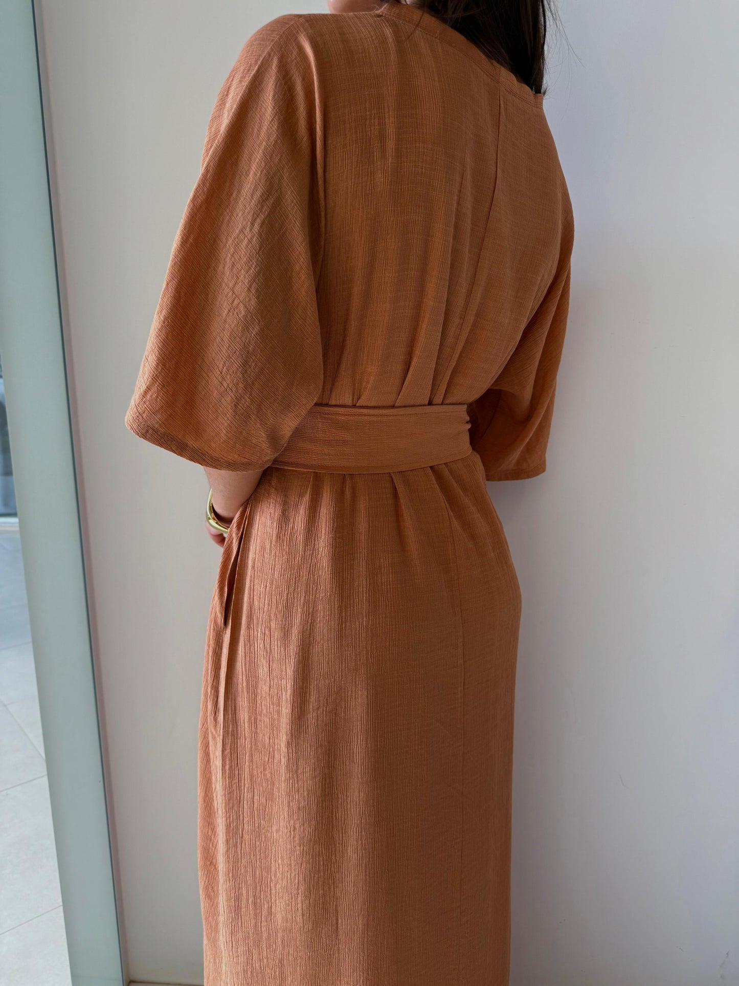 Vestido Liso c/faixa - cores