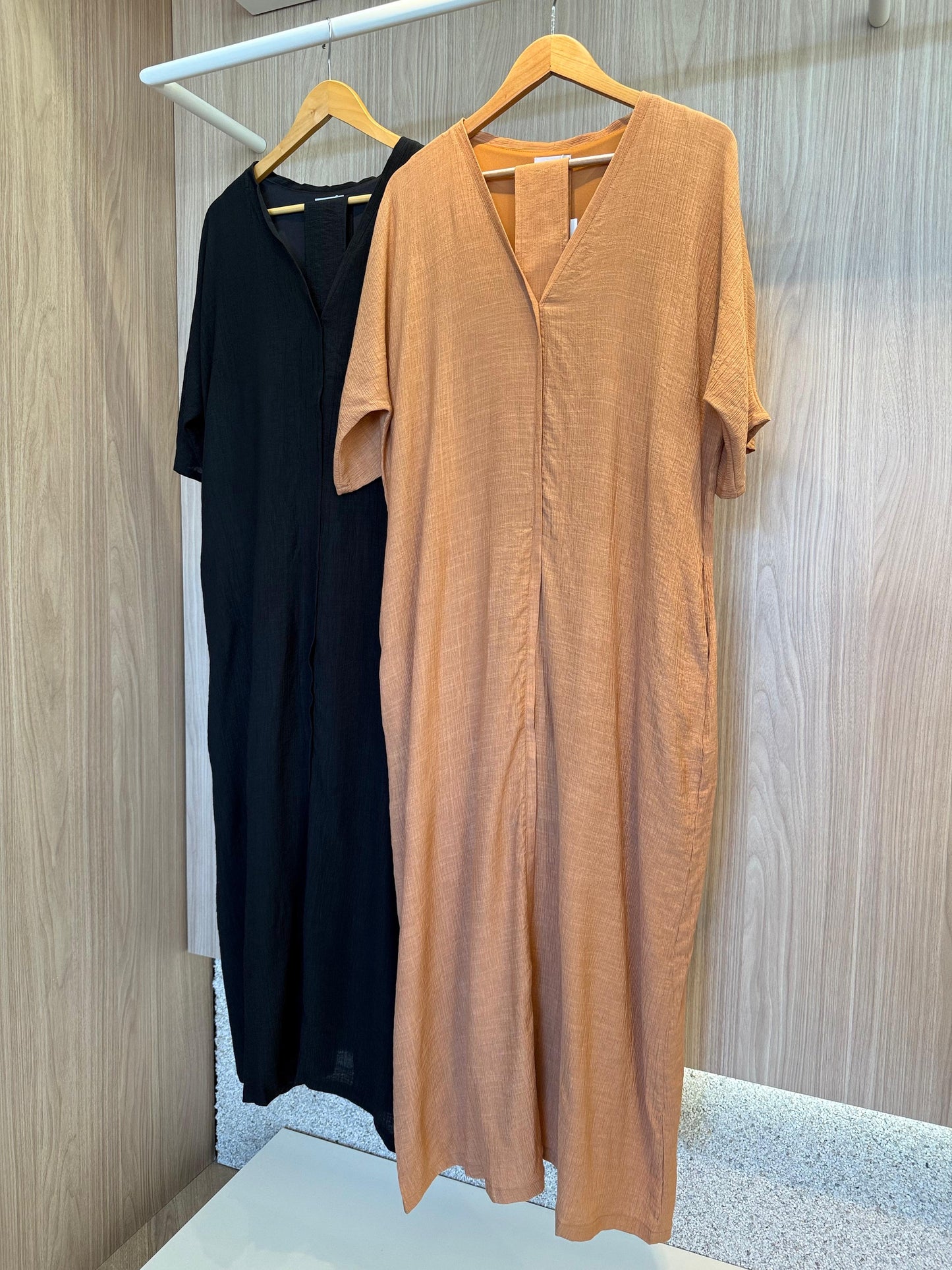 Vestido Liso c/faixa - cores