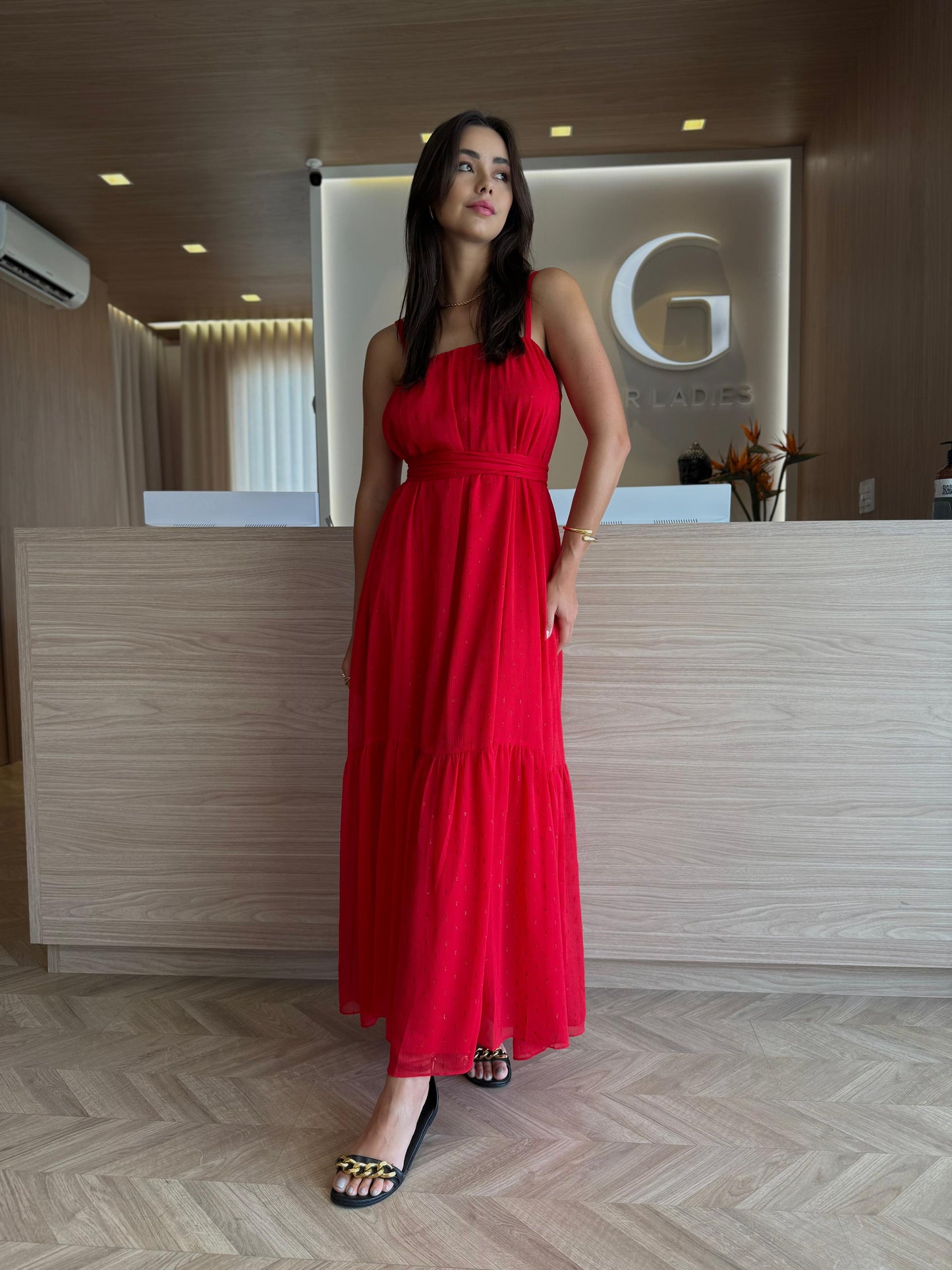 Vestido Vermelho Cherrie