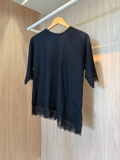 T-shirt c/Renda Preta Ester