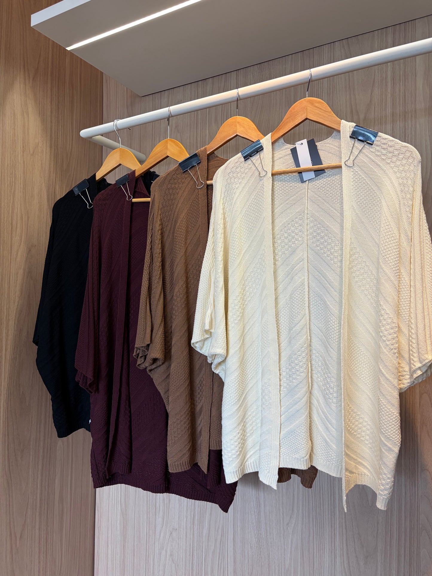 Kimono em Tricô- Cores