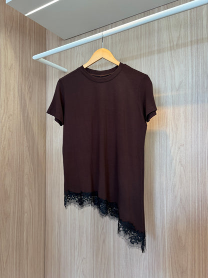 T-shirt barra Renda - cores