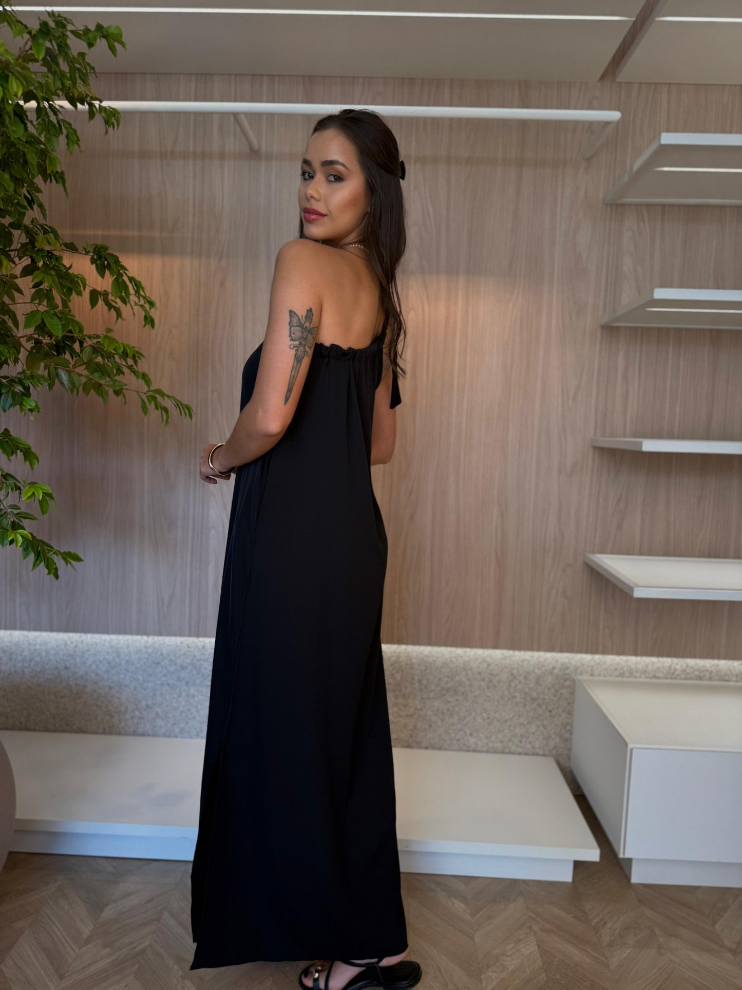 Vestido Manga Única Creta - cores