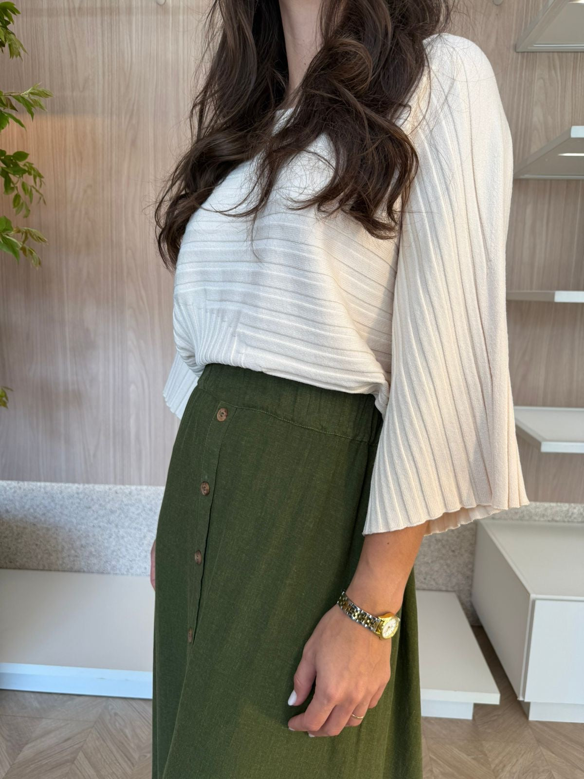 Saia Ambicione c/botões - cores