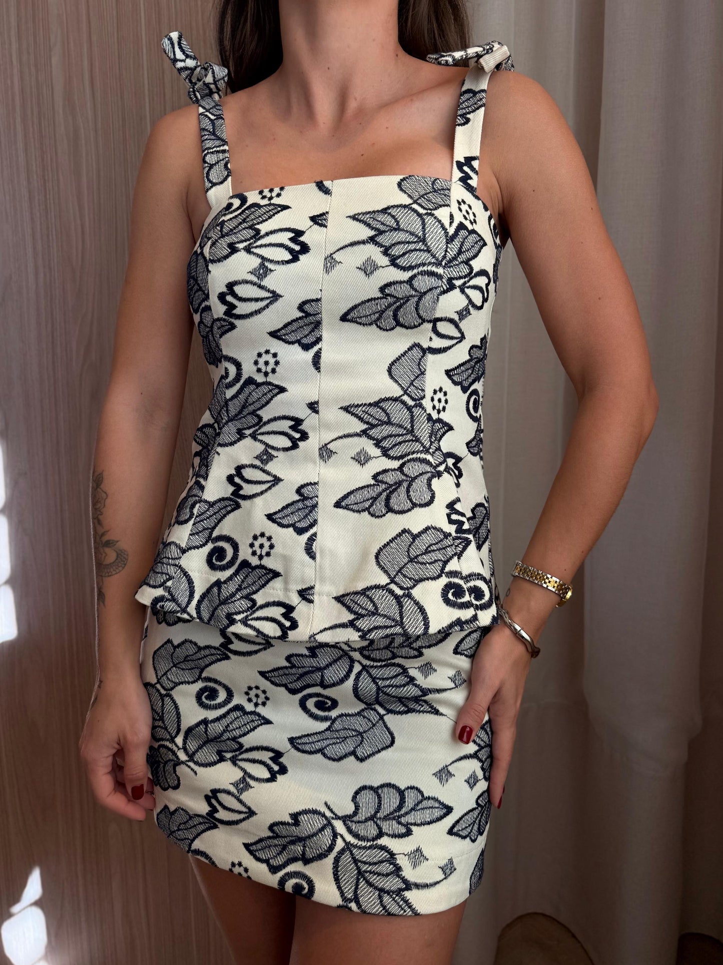 Corset Bordado Seychelles