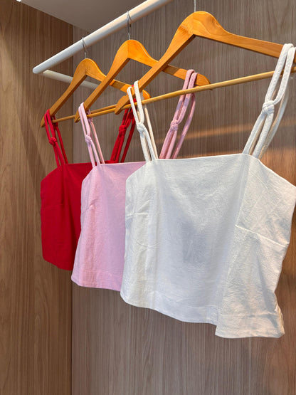 Cropped Alça Dupla - cores