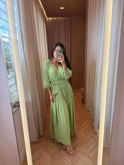 Vestido Mint c/faixa