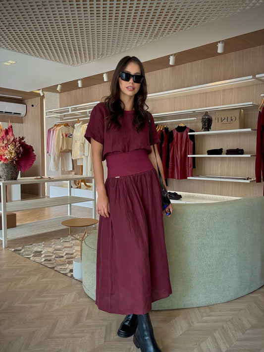 Saia Tricoline - cores