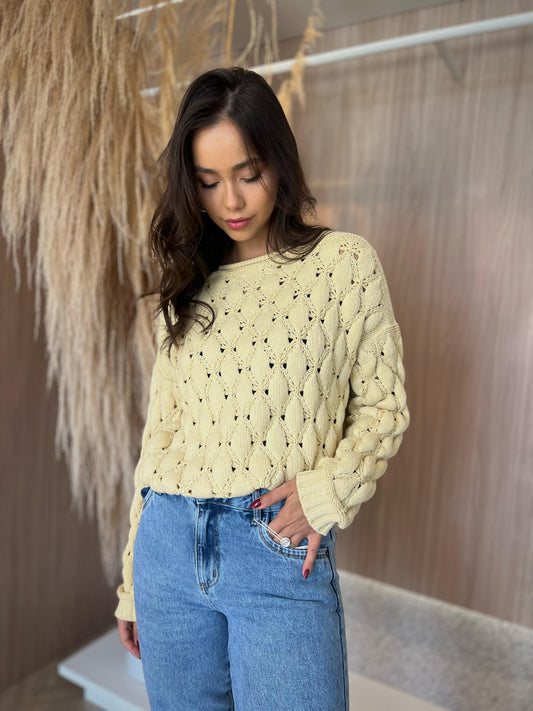 Tricô Butter Yellow