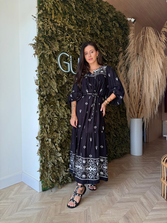 Vestido Bordado Celina - cores