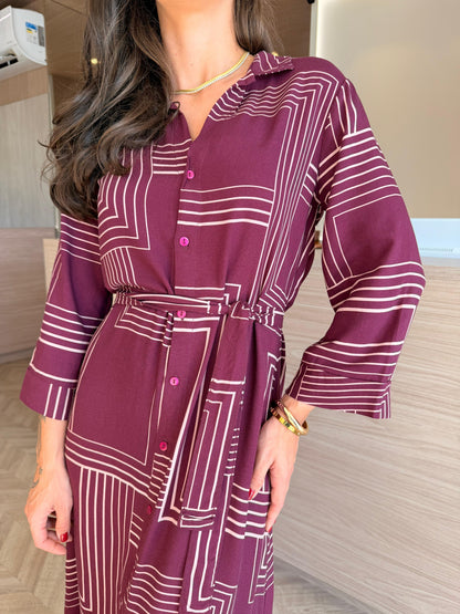 Vestido Geométrico - cores