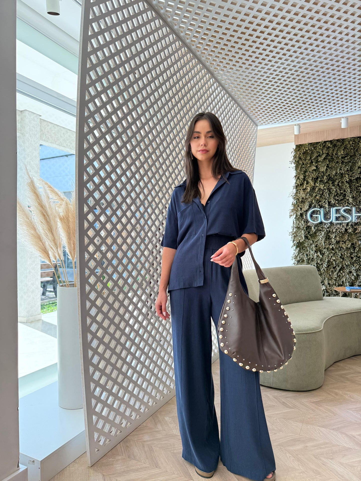 Conjunto Azul Marinho Marrocos