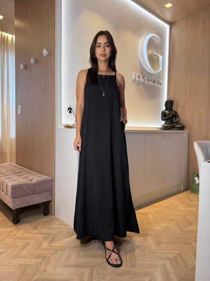 Vestido Albânia Preto