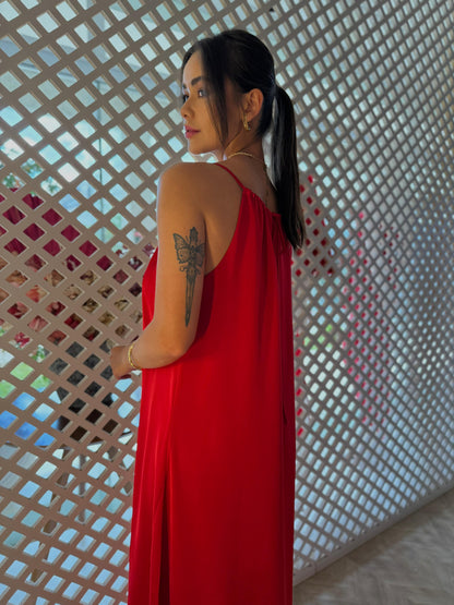 Vestido Amplo Carmim Summer