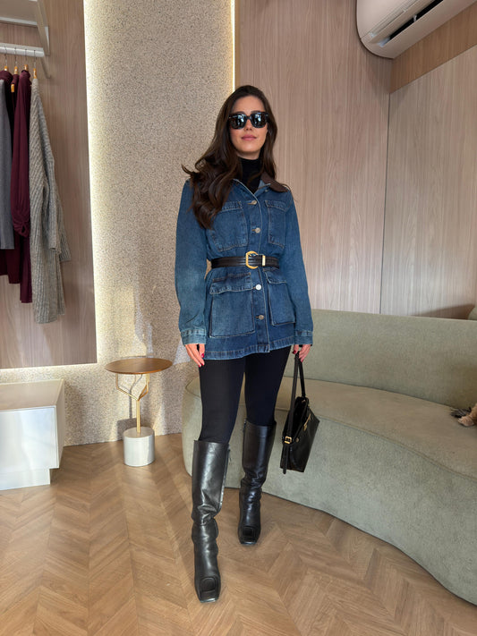 Parka Jeans Estonada Outono
